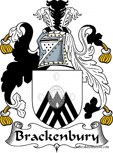 Wappen der Familie Brackenbury   ref: 54257