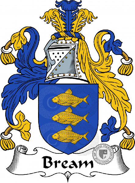 Wappen der Familie Bream, Breame, Breame   ref: 54283