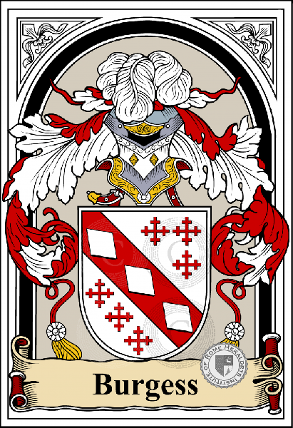Coat of arms of family Burgess