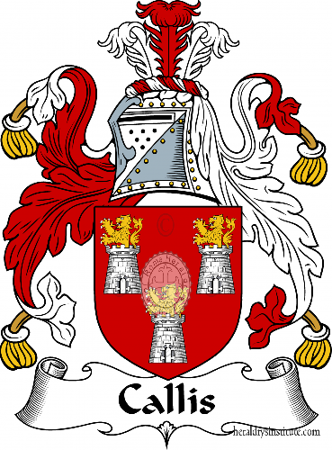 Coat of arms of family Callis   ref: 54385
