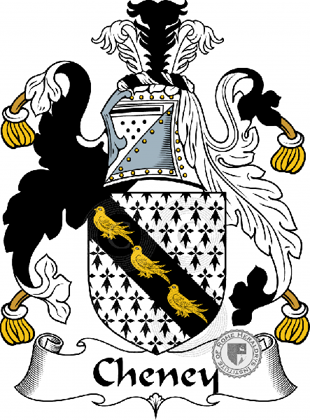 Coat of arms of family Cheney   ref: 54455