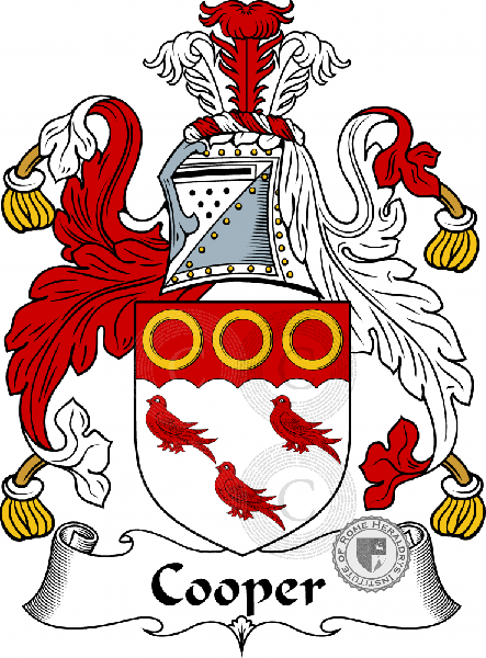Coat of arms of family Cooper