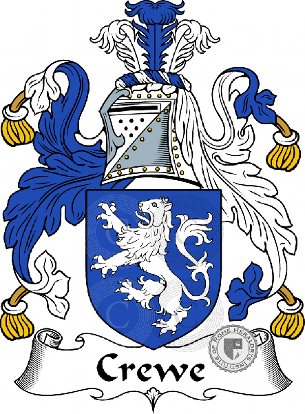 Wappen der Familie Crewe   ref: 54561