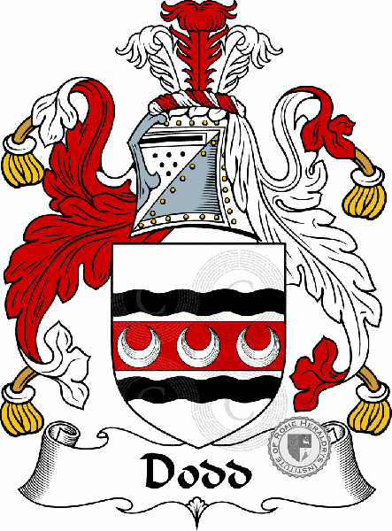 Wappen der Familie Dod, Dodd