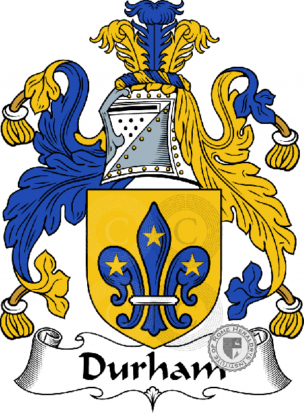 Wappen der Familie Durham   ref: 54692