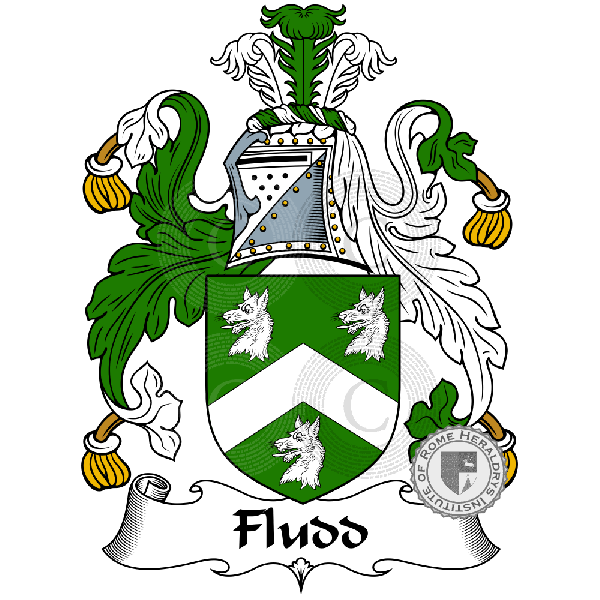 Escudo de la familia Floyd, Fludd