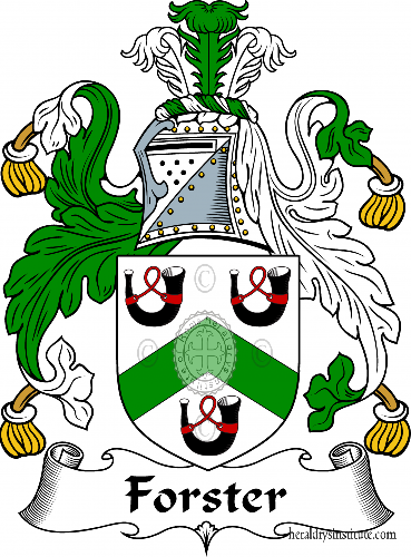 Coat of arms of family Forster, Foster, Foster   ref: 54808