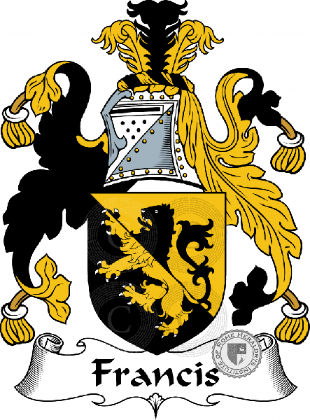 Coat of arms of family Francis