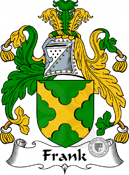 Coat of arms of family Frank, Franke