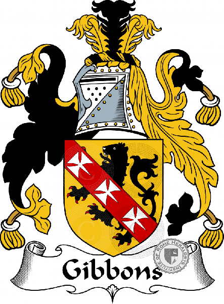 Coat of arms of family Gibbons