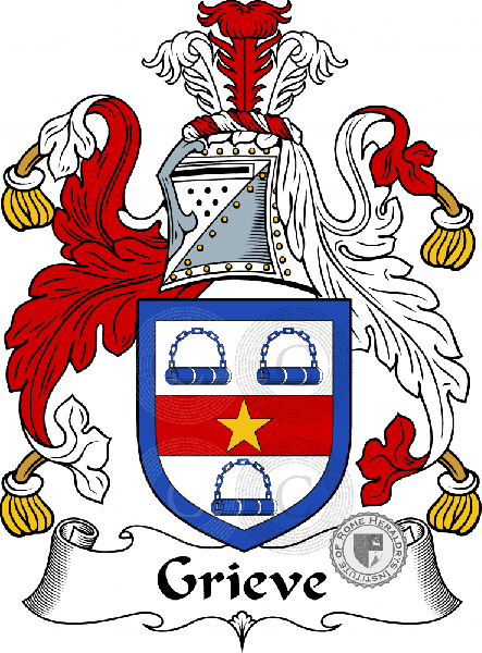 Coat of arms of family Grieve   ref: 54953