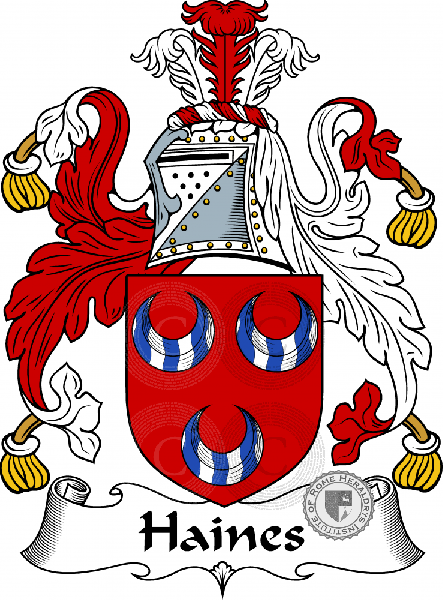 Coat of arms of family Haines, Haynes