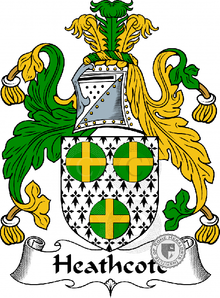 Wappen der Familie Heathcote   ref: 55081