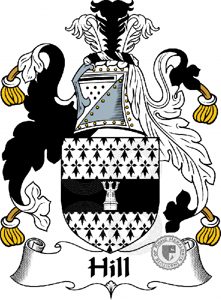 Coat of arms of family Hill