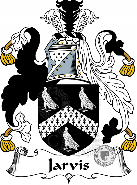 Coat of arms of family Jarveis, Jarvis