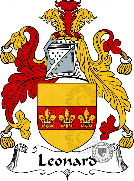 Coat of arms of family Leonard