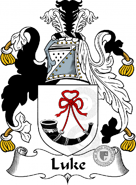 Coat of arms of family Luke