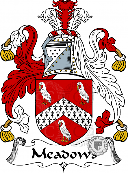 Coat of arms of family Meadows
