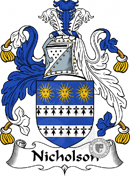 Coat of arms of family Nicholson