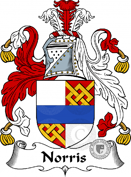 Coat of arms of family Norris, Norreys