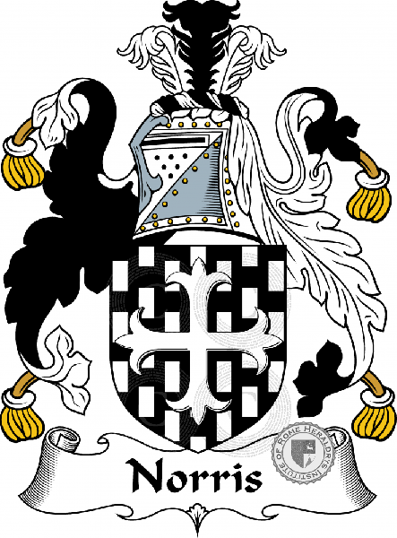 Coat of arms of family Norris, Norreys