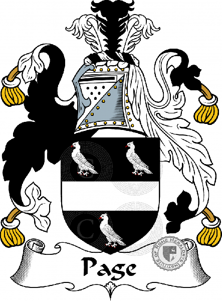 Coat of arms of family Page