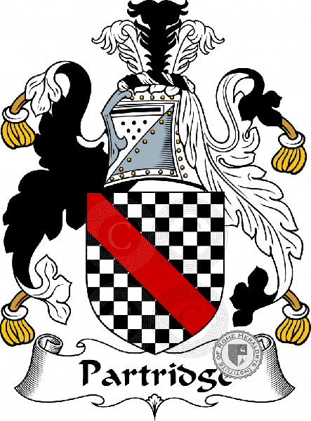 Coat of arms of family Partridge