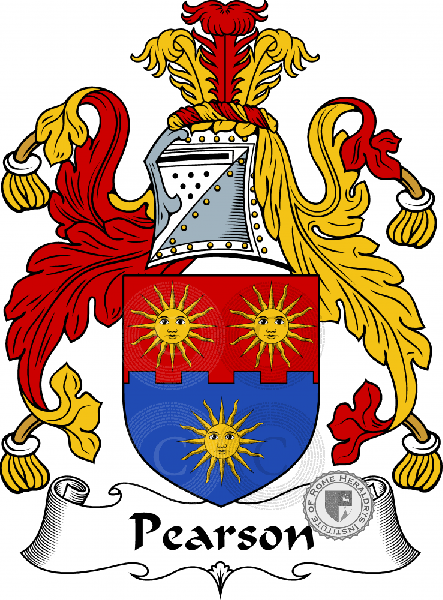 Coat of arms of family Pearson, Pierson