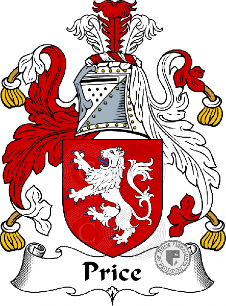 Wappen der Familie Price, Pryce (Wales)
