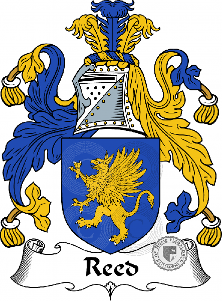 Coat of arms of family Reade, Reed