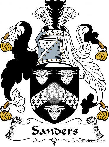 Coat of arms of family Sanders, Saunders