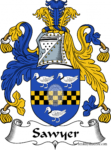 Coat of arms of family Sawyer