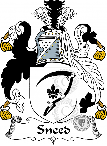 Wappen der Familie Sneyd, Sneed