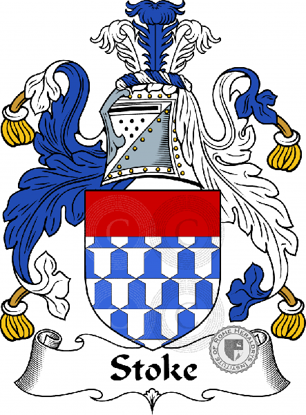 Coat of arms of family Stoke