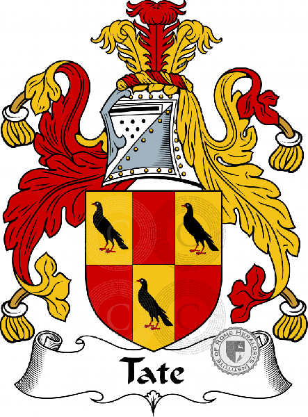 Coat of arms of family Tate