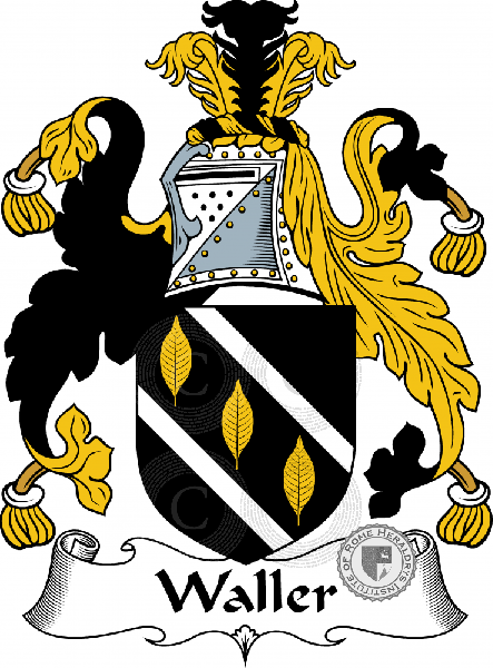 Wappen der Familie Waller   ref: 56744