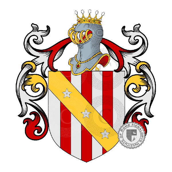 Coat of arms of family Carra, Carrai