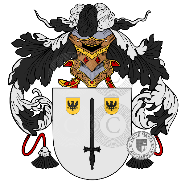Coat of arms of family Rodas