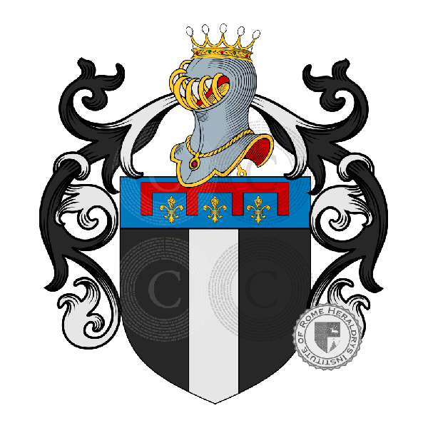 Coat of arms of family Figiovanni, Da Gagliano, Fiegiovanni, Da Barberino