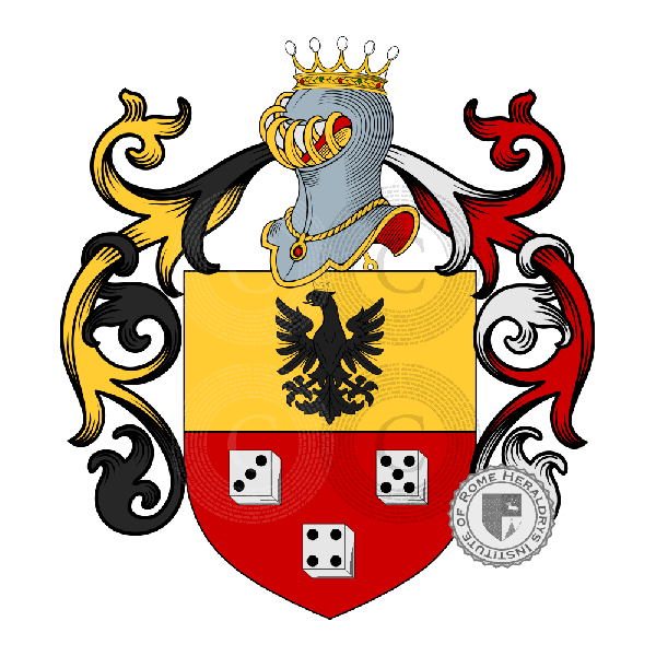 Wappen der Familie Quadrio, Quadranti