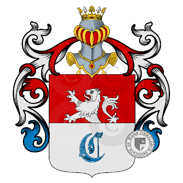 Wappen der Familie Corio, Coria
