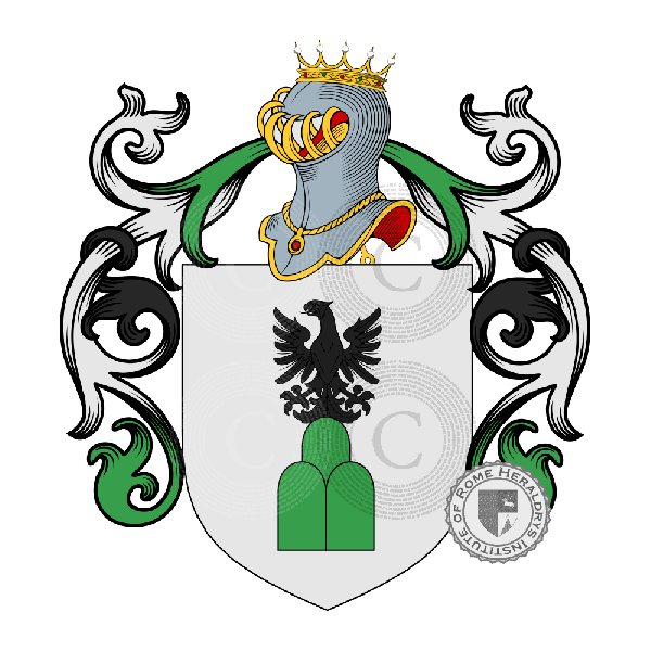 Coat of arms of family Corna