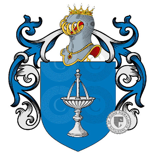 Coat of arms of family Fonte