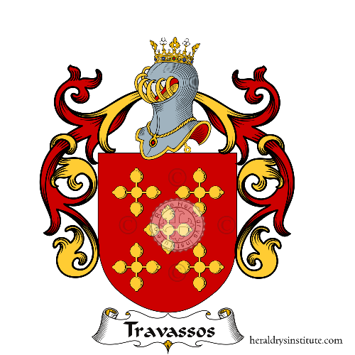 Coat of arms of family Travassos