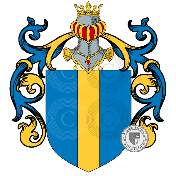 Coat of arms of family Rizzari