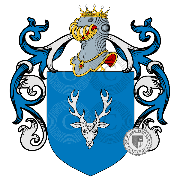 Wappen der Familie Ubaldini, Ubaldini da Gagliano, Ubaldini da Marradi, Ubaldini Franchi