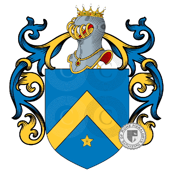 Coat of arms of family Le Viel