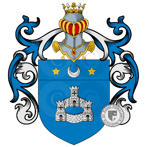 Coat of arms of family Viel Lunas