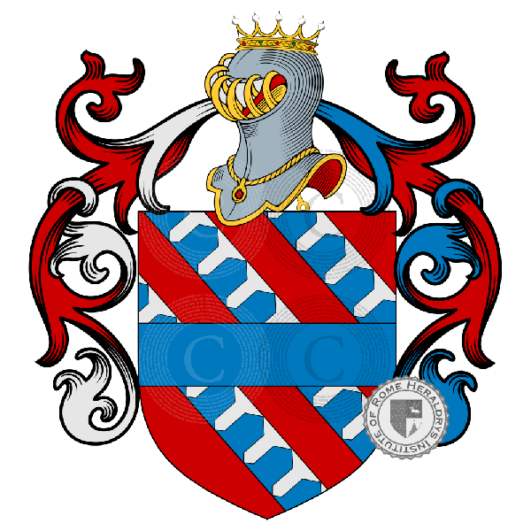 Escudo de la familia Palagio, Aghinetti, Neri Lippi, Ghinetti