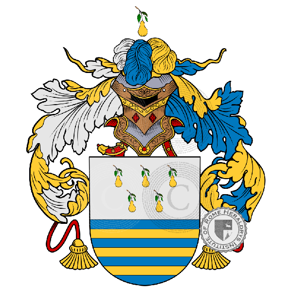 Coat of arms of family Lucas